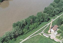 Aerial photo from Tiszabercel