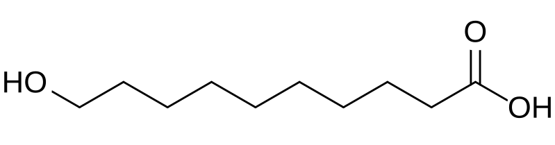 File:10-hydroxydecanoic acid.svg