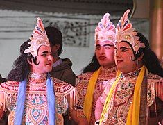 Actors Performing Bhaona