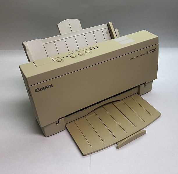 File:Canon BJ-200 Printer.jpg