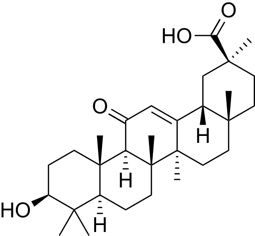 File:Glycyrrhetinic acid structure.svg