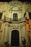 Main façade of the Castellania Palace