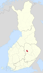 Location of Karttula in Finland