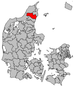 Location in Denmark