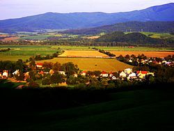 Scenery of Melčice-Lieskové