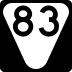 State Route 83 marker