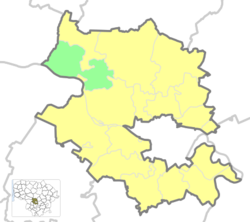 Location of Vilkija Eldership