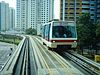 CX-100 car on the BPLRT viaduct