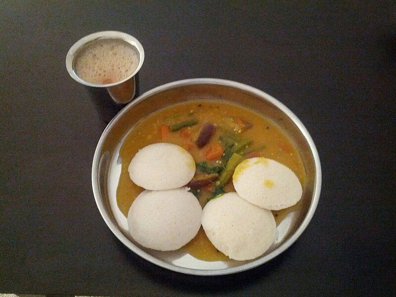 File:Breakfast idli sambar.jpg