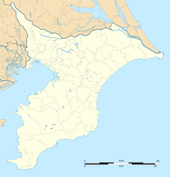 Keisei-Nakayama Station is located in Chiba Prefecture