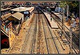 Platforms on the Western side of Dadar railway station