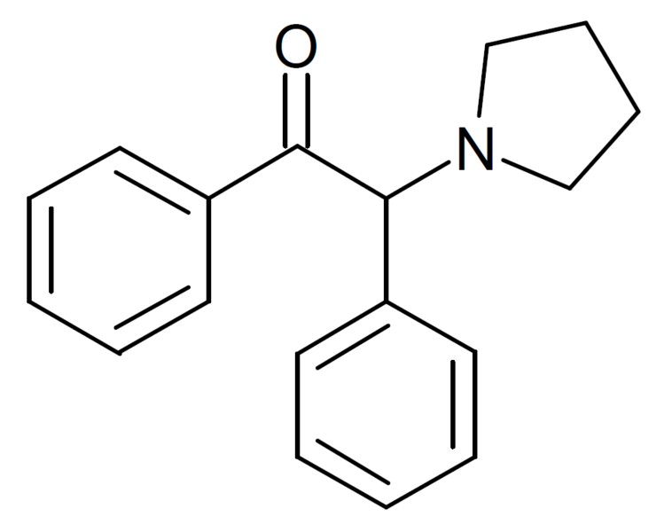 File:Diphenylpyrrolidinylethanone structure.png