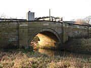 Bridge over River Foss in Strensall on road heading to Sherriff Hutton 54°02′27″N 1°02′03″W﻿ / ﻿54.040824°N 1.034267°W﻿ / 54.040824; -1.034267