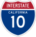 Interstate 10 marker