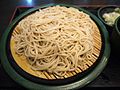 Soba noodles made from buckwheat flour