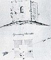 1850 sketch of the ruins