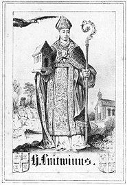 St Ludwin, Bishop of Trier.