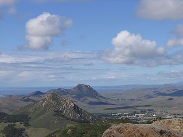 The Nine Sisters chain of peaks