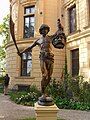 The sculpture David and the Giant Goliath in the gardens of Schwerin Palace