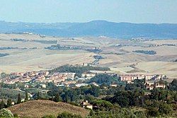 View of Taverne d'Arbia