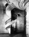 A spiral staircase in the Salt Lake Temple