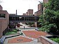 Albany High's courtyard.