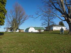 Office, horse barn and bachelor farmhand's house