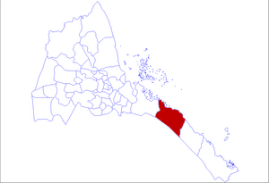 Location in Eritrea