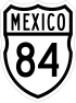 Federal Highway 84 shield