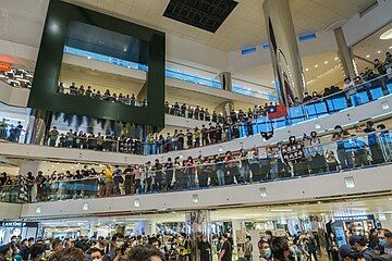 Protesters at Cityplaza