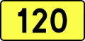 Voivodeship Road 120 shield}}