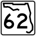 State Road 62 marker