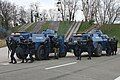 Mobile Gendarmes during riot control training