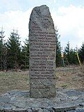 Stele erected at Ivančena