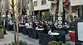 Image 92Croatians in a caffe bar on Petar Preradović Square, also known as "Flowers Square" (Cvjetni trg), in Zagreb (from Culture of Croatia)