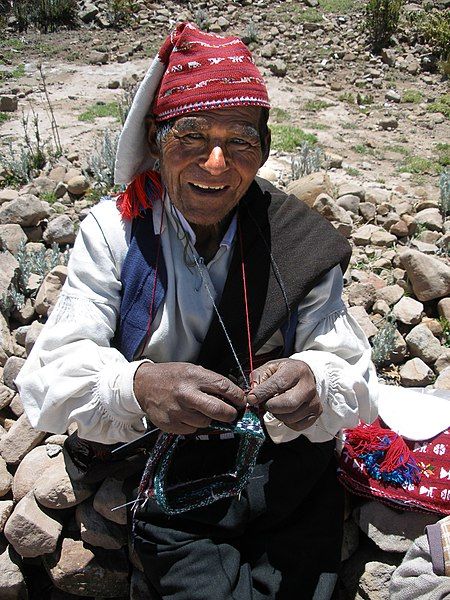 File:Knitter of Taquile.jpg