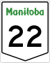 Provincial Trunk Highway 22 marker