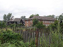 Apartment buildings in Mezinovsky settlement.