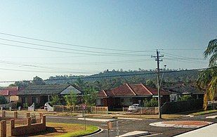 Marrong Reserve South, as viewed from a neighbourhood in Smithfield (2007)