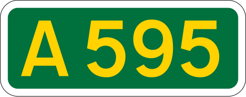 File:UK road A595.svg