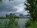 Donau City seen from the Donauinsel