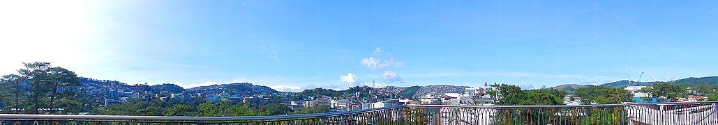 Baguio City panoramic view from the top of SM Baguio