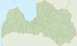 Location in Latvia