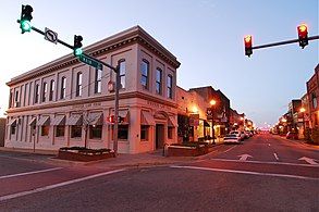 Downtown street in Jonesboro