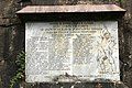 Monument in memory of the workers that died mining the Simplon Tunnel, next to the Iselle di Trasquera railway station, dated 29 May 1905