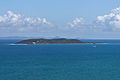 Palominos seen from East, the coast of Fajardo in the background