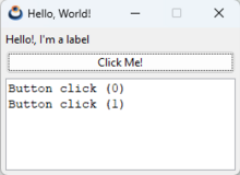 NAppGui Hello World Sample on Windows 11