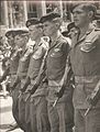 Israeli paratroopers armed with Uzis in 1958