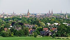 viev of the city centre from Kapuzinerberg