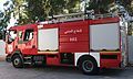 Katmerciler Firetruck on Volvo in the fire station in al-Bireh